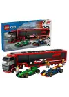 60445 Lego City F1 Tırı ve RB20 ve AMR24 1086 parça +8 yaş