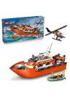 60504 Lego City Sahil Güvenlik Kurtarma Botu ve Helikopteri 742 parça +7 yaş