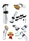 609 Profesyonel Şarjlı Saç Sakal Kesme Tıraş Makinesi Erkek Tıraş Makine Seti