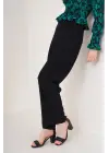 6543 Örme Pantolon - Siyah