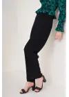 6543 Örme Pantolon - Siyah