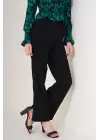 6543 Örme Pantolon - Siyah