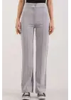 6629 Yüksek Bel Palazzo Pantolon - Gri