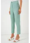 6650 Yüksek Bel Kumaş Pantolon - Mint