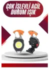 7 Modlu Mini Led Lamba Anahtarlık Usb Şarjlı Kamp İçin Taşınabilir