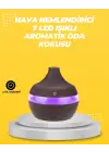 7 Renk Led Işıklı Ultrasonik Aroma Difüzör 300 Ml