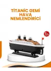 7 Renk Ortam Işıklı Dekoratif Gemi Tasarım Hava Nemlendirici Difüzör