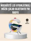 7 Ses Efektli Rgb Işıklı Fm Destekli Kablosuz Şarjlı Bluetooth Hoparlör