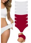 8 Adet Kadın Dikişsiz Lazer Kesim Esnek İz yapmayan Külot S5