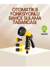 8 Fonksiyonlu Bahçe Sulama Tabancası Seti Çok Amaçlı Hortum Ucu