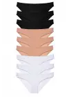 Trend Likralı Kadın Slip Külot Seti