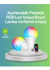 9 Watt Beyaz Işık Ve Renk Ayarlı Akıllı Led Ampul