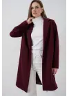 9085 Kaşe Kaban - Bordo