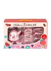 998A-998B Çiçek Desenli Metal Çay Seti 15 Parça -Vardem Oyuncak
