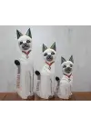 Ahşap 3lü Kedi Seti 50 Cm Okas:1