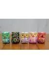 Ahşap 5li Baykuş Seti Polos:6