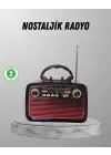 Ahşap Dokulu Bluetooth Müzik Kutusu – Vintage Led Tasarımıyla Modern Ses Deneyimi