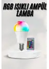 Akıllı Rgb Led Ampul Led Uzaktan Kumandalı Renk Değiştiren Ampul