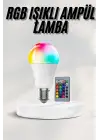 Akıllı Rgb Led Ampul Led Uzaktan Kumandalı Renk Değiştiren Ampul