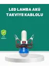 Aküden Çalışan 12v Led Ampul Taşınabilir Kullanım