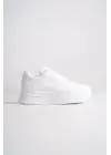 Rahat Bağcıklı Beyaz Spor Ayakkabı