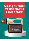 Alev Efektli Güneş Enerjili Lamba – Su Geçirmez