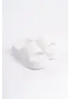 Modern Rahat Tabanlı Beyaz Bayan Terlik