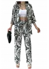 Alt Üst Takım Kimono- Desenli
