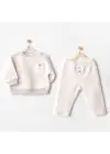 Andywawa AC25158 Soft 2Li Bebe Takım Ekru
