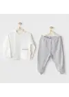 Omarı Mommys Little Star 2li Zıbın Set Grey