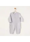Omarı Yumuşak ve Sıcacık Bebek Tulumu Gri