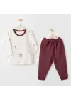 Andywawa AC26184 My 1 St Wardrobe 2li Takım Burgundy