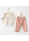 Andywawa AC26236 Little Leopard 2li Takım Ecru Pink