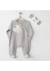 Andywawa AC26254 Baby Bow Bliss Tulum Takım Grey