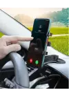 Araba Gösterge Üstüne Takılan 360 Oynar Başlıklı Telefon Tutucu