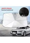 Araba Güneş Gölge Koruyucu Şemsiye Oto Ön Cam Güneşlik(145cm*79cm)
