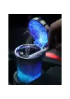 Araç İçi Oto Kokusuz Küllük Rgb Işıklı Kapaklı