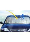 Araç Ön Cam Güneşlik Isı Yalıtımlı Katlanabilir Model Renault Megane Honda Civic Opel Astra Ford Focus