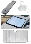 Araç Ön Cam Güneşlik Uv Ve Isı Koruma Katlanabilir Toyota Corolla Skoda Superb Dacia Duster Ford Focus