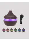 Aromaterapi Uyumlu 300 Ml Led Işıklı Oda Kokusu Difüzörü