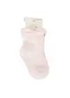 Omarı Pembe Desenli Bebek Soket Çorap Seti