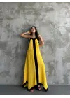 Askılı Maxi Boy Elbise