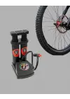 Ayaklı Bisiklet Pompası Basınç Göstergeli Çok Amaçlı