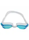 Omarı Mavi Renkli Silikon Yüzücü Gözlüğü