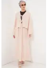 Ayrobin Kimono Etek İkili Takım 8047 - Krem