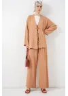 Ayrobin Kimono Pantolon İkili Takım 6739 - Bisküvi