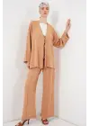 Ayrobin Kimono Pantolon İkili Takım 6739 - Bisküvi