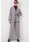 Ayrobin Kimono Pantolon İkili Takım 6739 - Gri