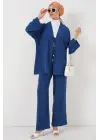 Ayrobin Kimono Pantolon İkili Takım 6739 - İndigo