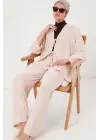 Ayrobin Kimono Pantolon İkili Takım 6739 - Krem